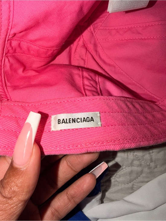Balenciaga Hot Pink Branded Cap main image 4